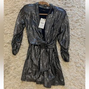 Zara sparkly romper